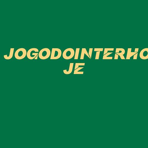 Logo da JOGODOINTERHOJE